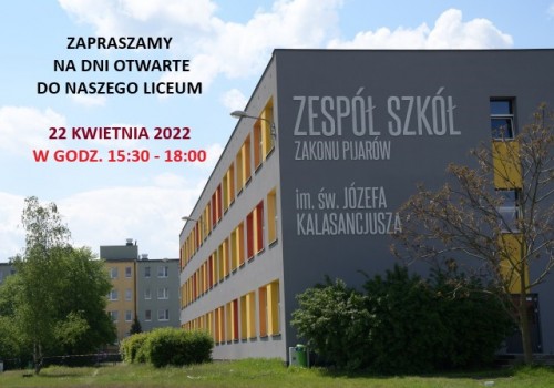 Dni otwarte w liceum i szkole podstawowej