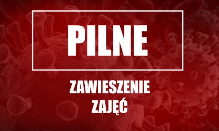 Zawieszenie zajęć w szkole