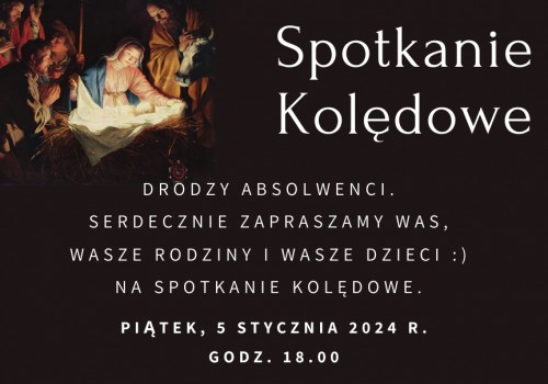 Kolędowe spotkanie absolwentów