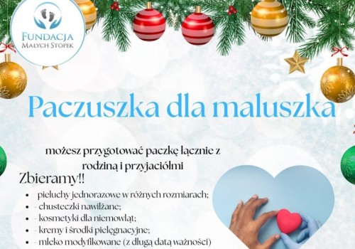 PACZUSZKA DLA MALUSZKA – WŁĄCZ SIĘ W POMOC!
