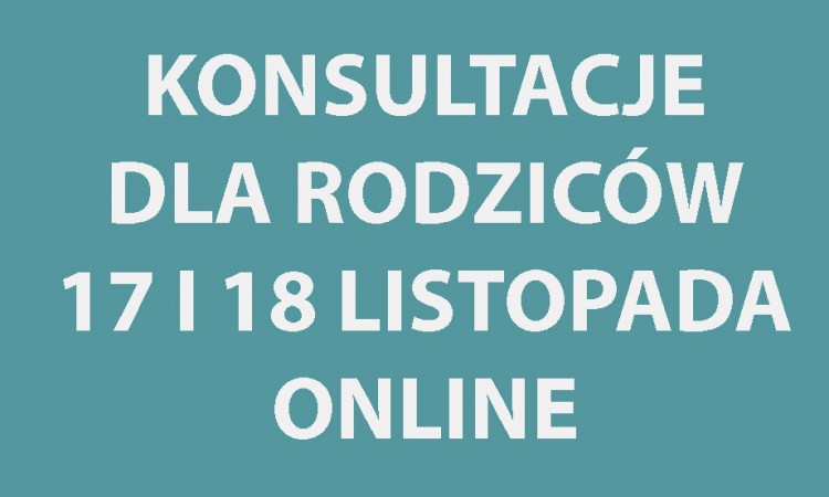 Konsultacje z nauczycielami 