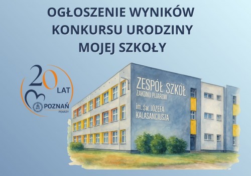 Konkurs plastyczny „URODZINY MOJEJ SZKOŁY” rozstrzygnięty!